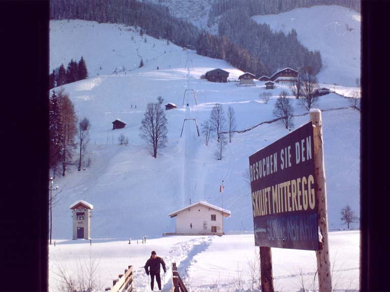 Der “Skilift-Mitteregg” im Jahr 1962